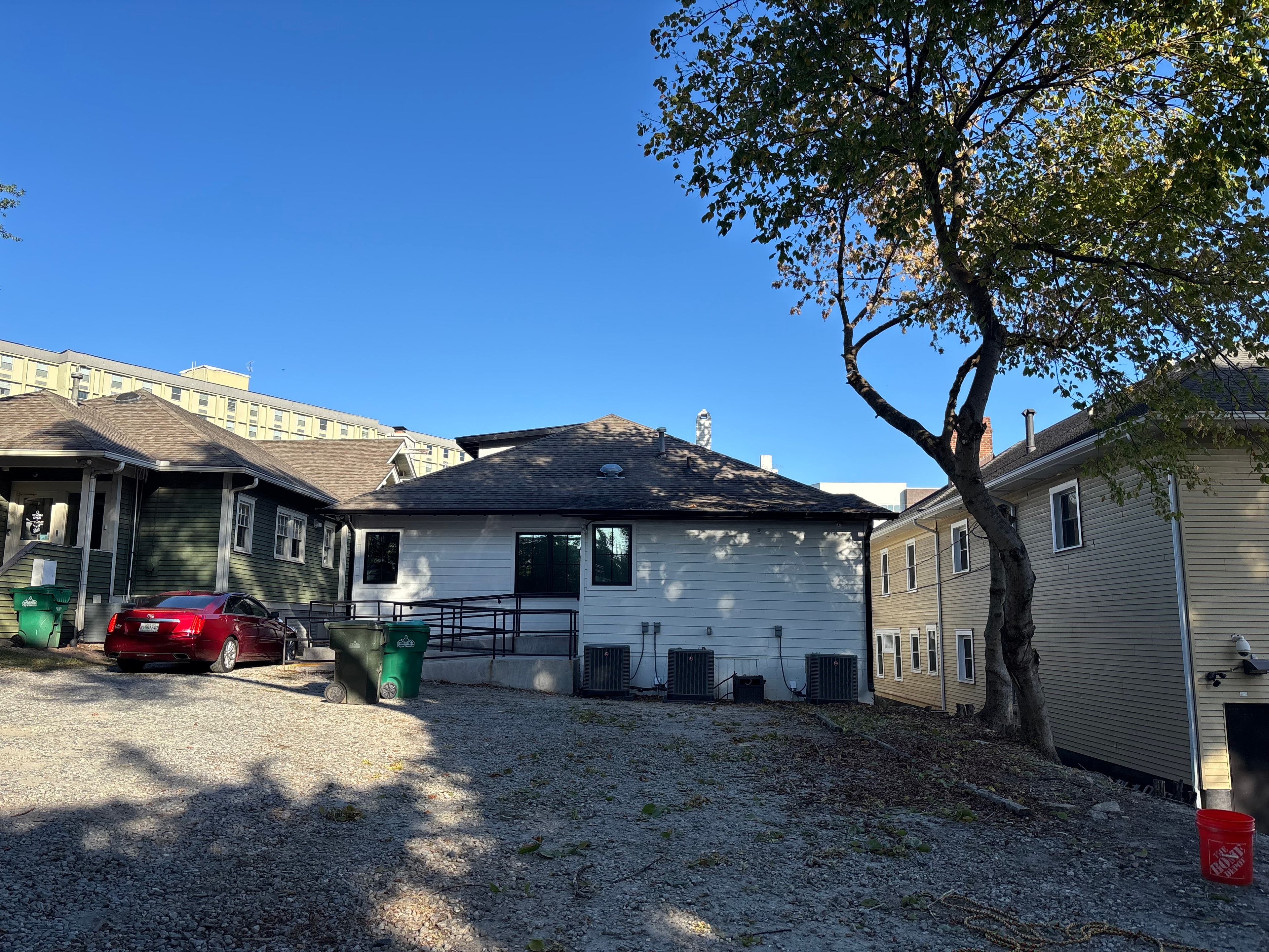 Tree trimming and pruning on residential property